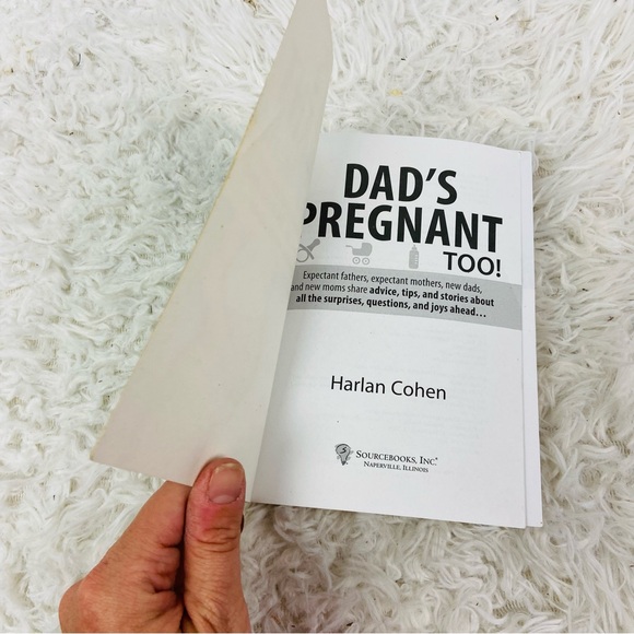 DADS PREGNANT TOO advice for expectant mothers & father by Harlen Cohan book - Picture 5 of 7